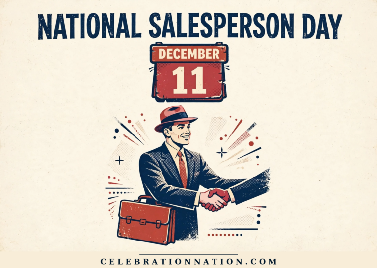 National Salesperson Day poster