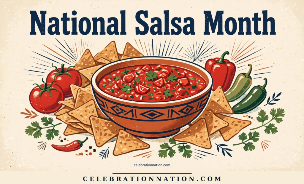 National Salsa Month poster