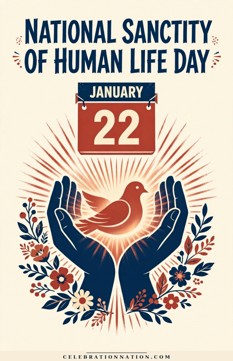 National Sanctity of Human Life Day poster