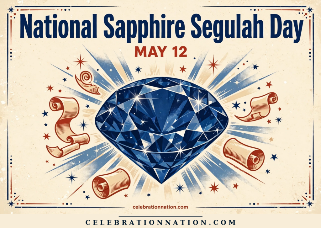 National Sapphire Segulah Day poster