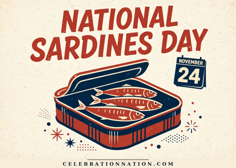 National Sardines Day poster
