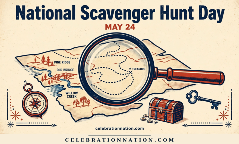 National Scavenger Hunt Day poster