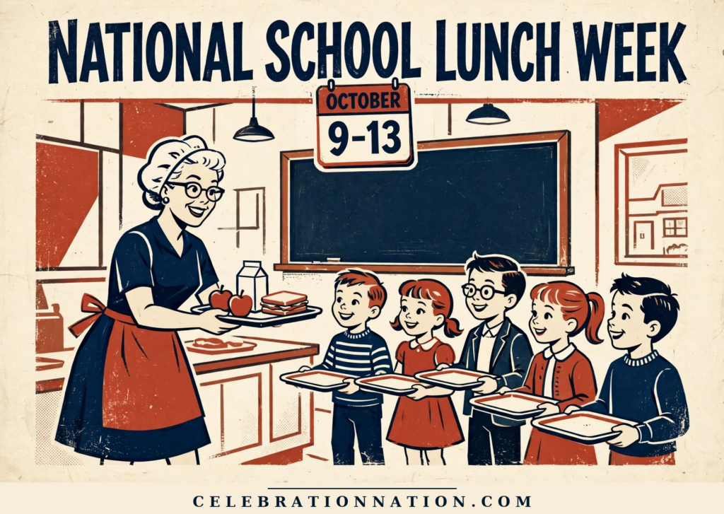 National School Lunch Week poster