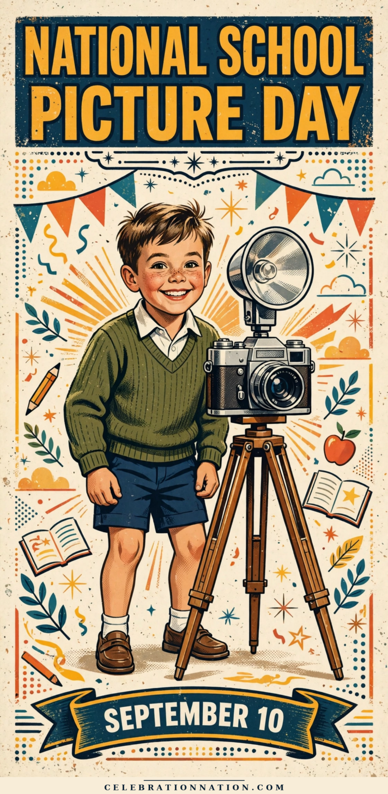 National School Picture Day poster