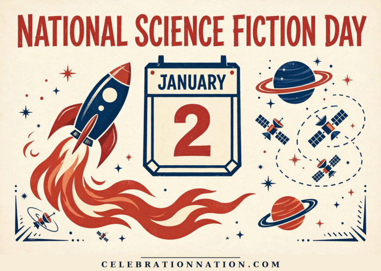 National Science Fiction Day poster