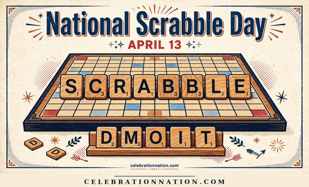 National Scrabble Day poster