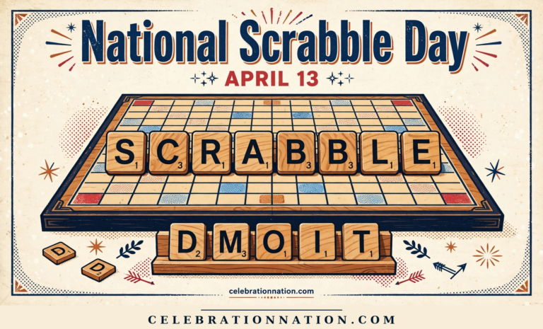 National Scrabble Day poster