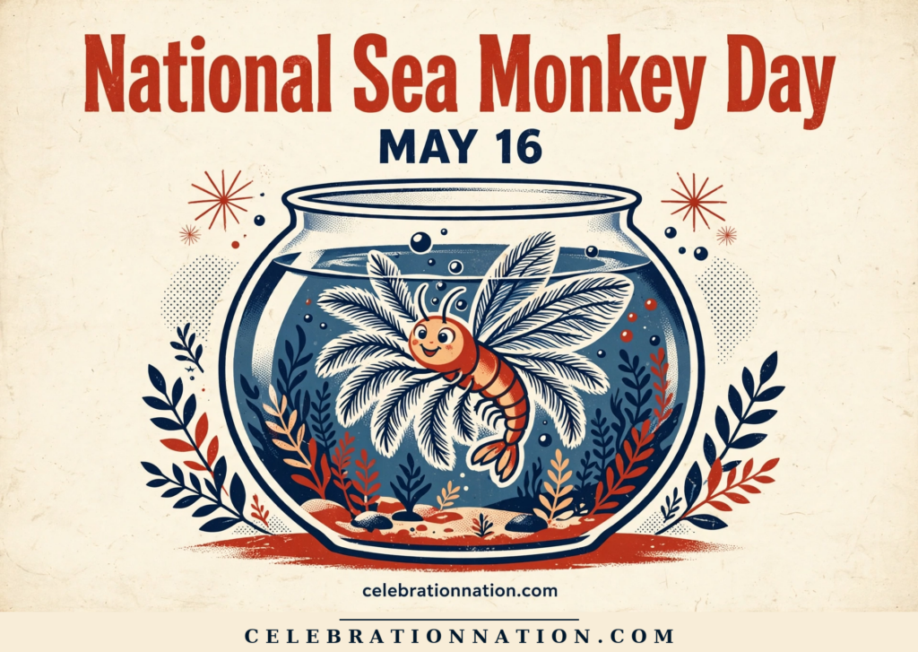 National Sea Monkey Day poster