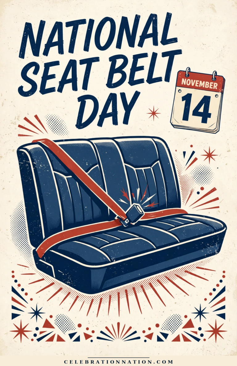 National Seat Belt Day poster