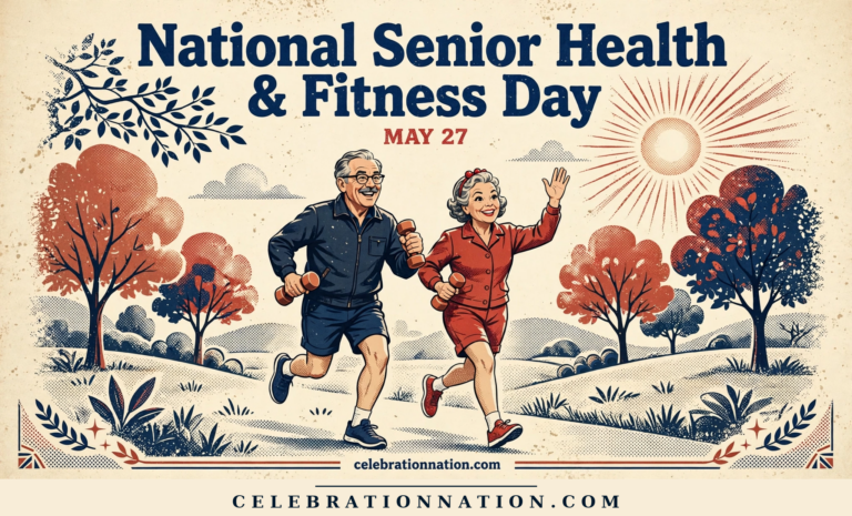 National Senior Health & Fitness Day poster