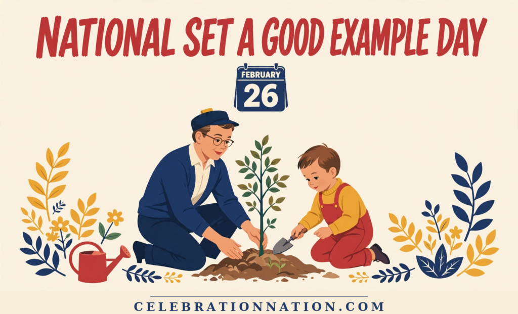 National Set a Good Example Day poster