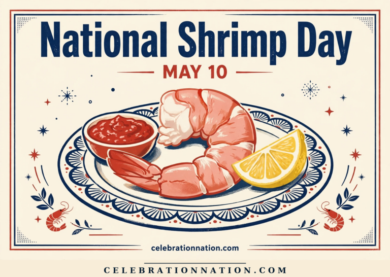 National Shrimp Day poster