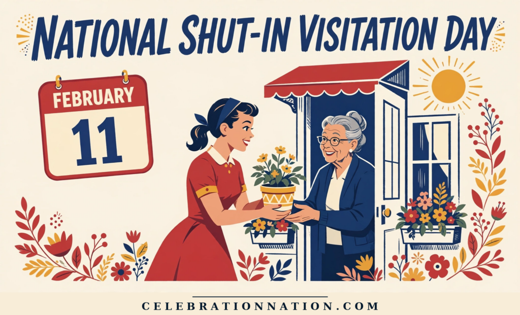 National Shut-In Visitation Day poster