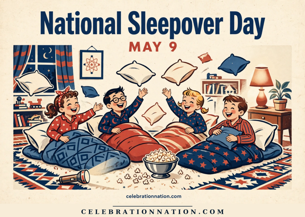 National Sleepover Day poster