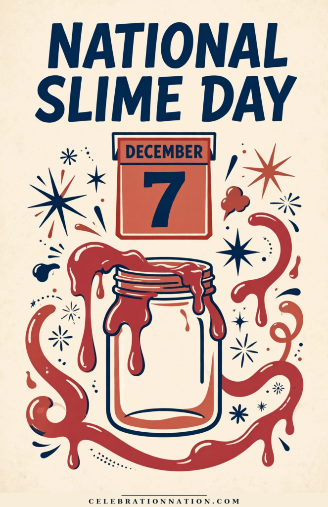 National Slime Day poster