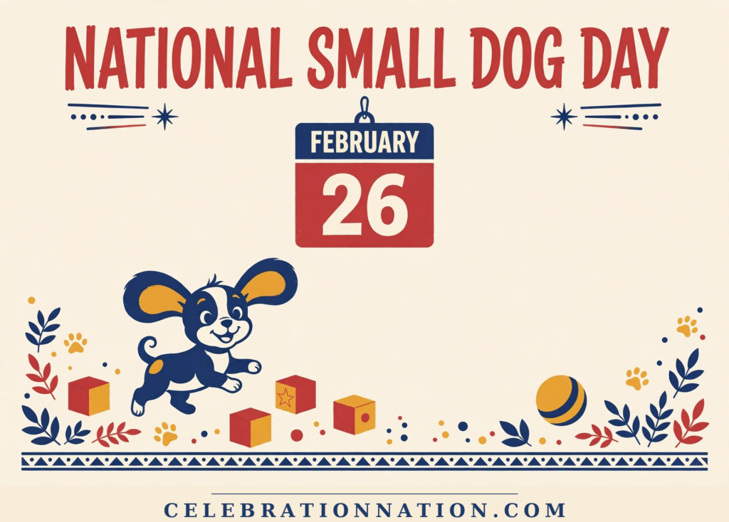 National Small Dog Day poster
