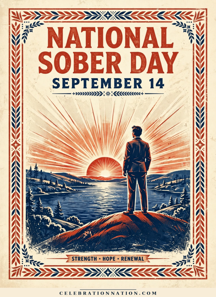 National Sober Day poster