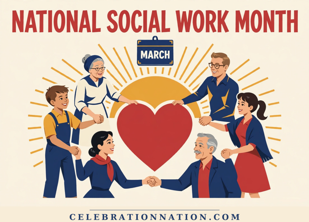 National Social Work Month poster