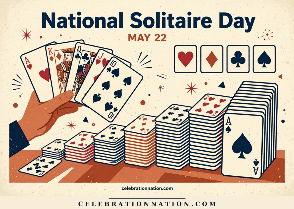 National Solitaire Day poster