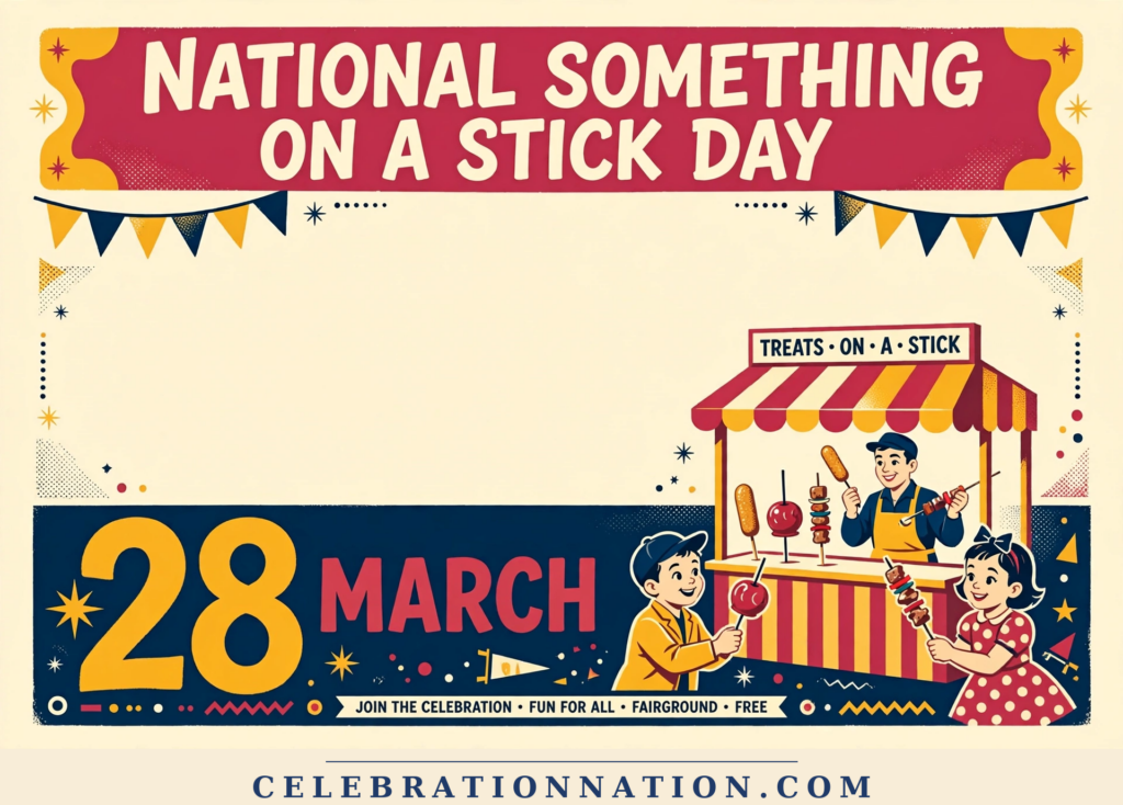 National Something on a Stick Day poster