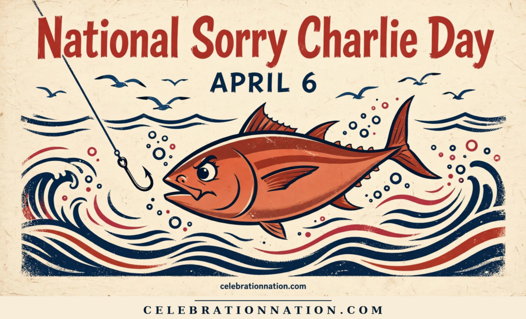 National Sorry Charlie Day poster