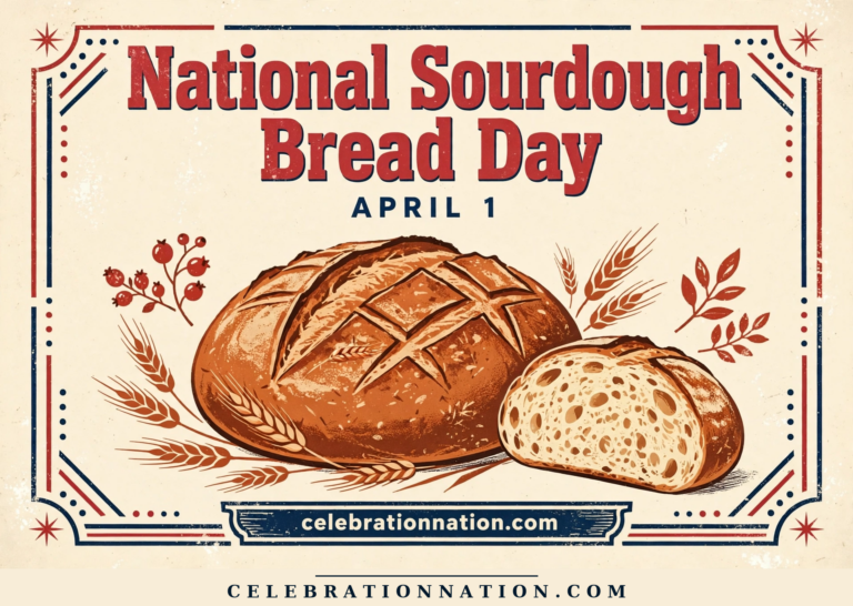 National Sourdough Bread Day poster