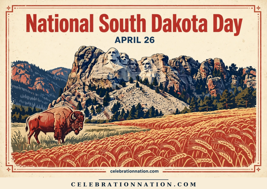 National South Dakota Day poster