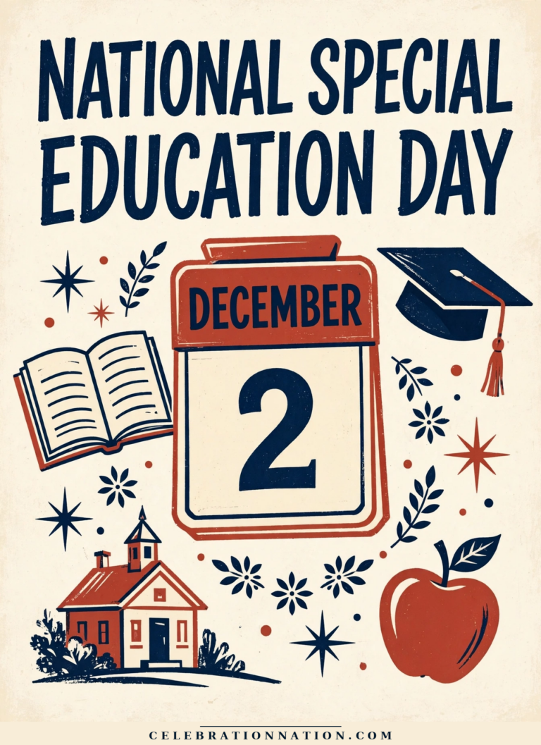 National Special Education Day poster