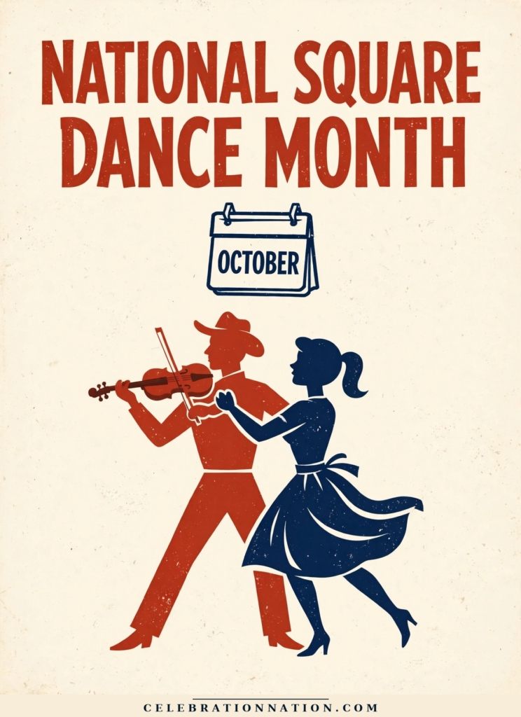 National Square Dance Month poster