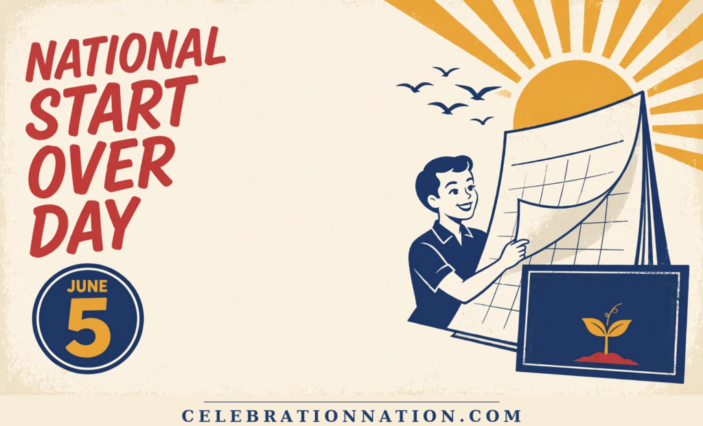 National Start Over Day poster