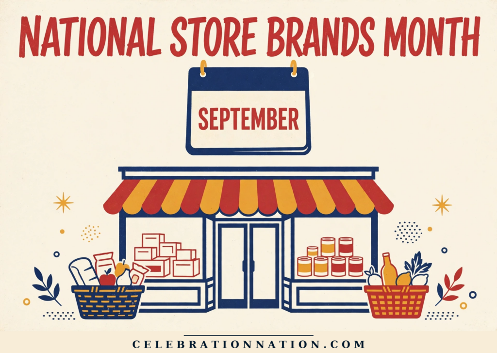 National Store Brands Month poster