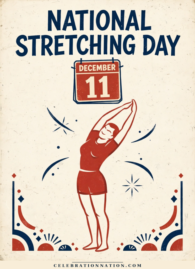 National Stretching Day poster