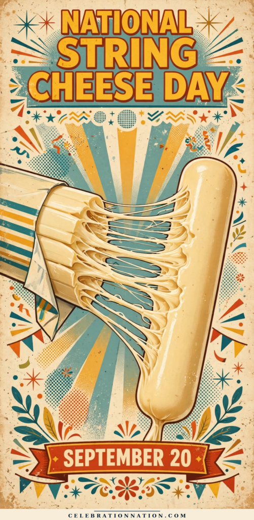 National String Cheese Day poster