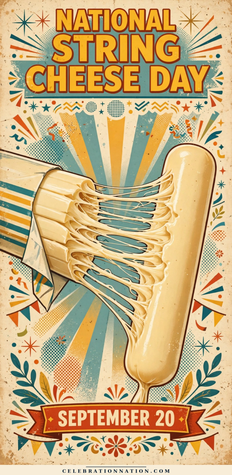 National String Cheese Day poster