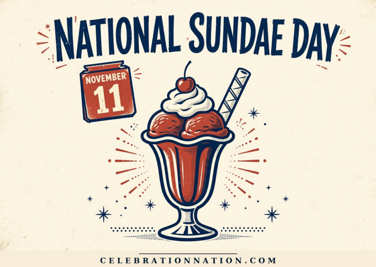 National Sundae Day poster