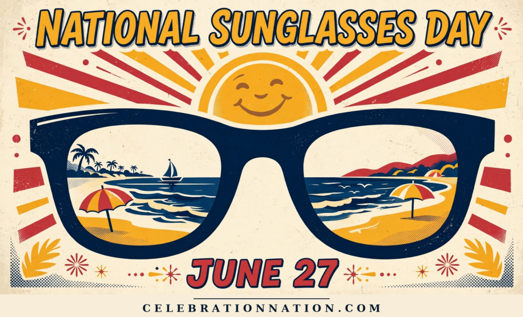 National Sunglasses Day poster