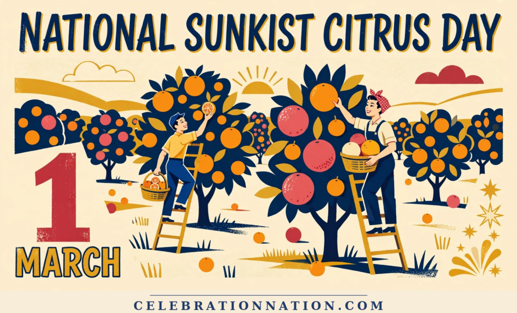 National Sunkist Citrus Day poster