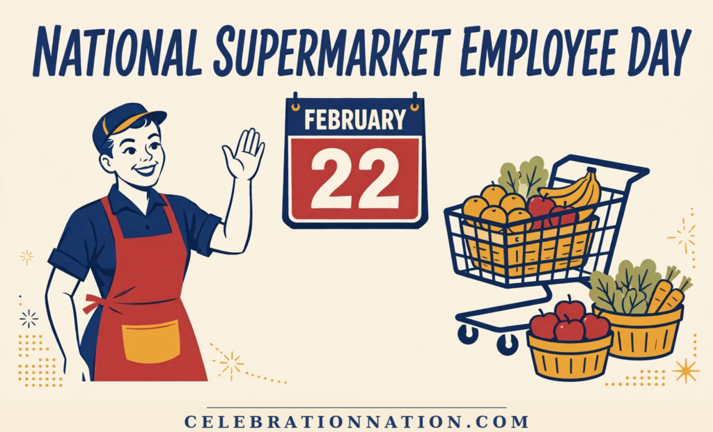 National Supermarket Employee Day poster