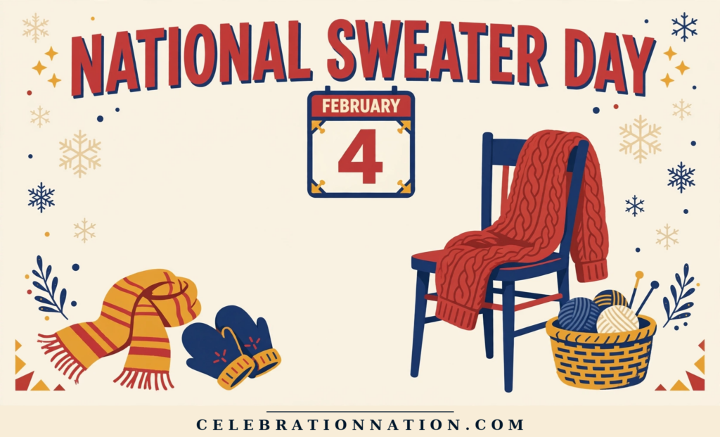 National Sweater Day poster