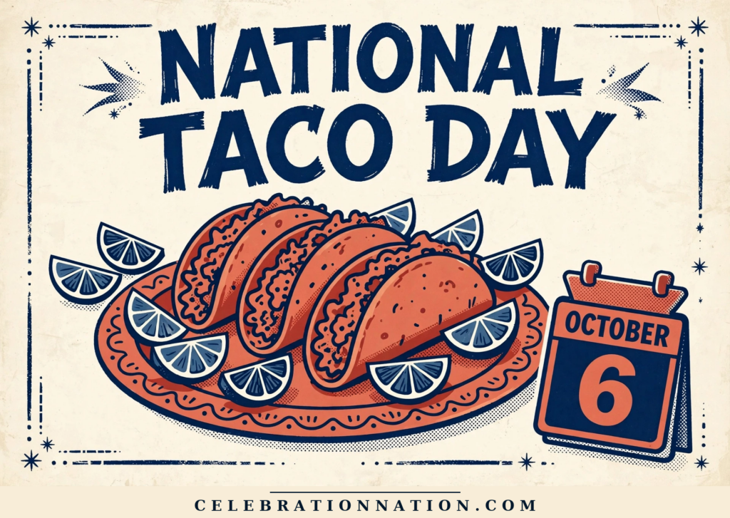 National Taco Day poster