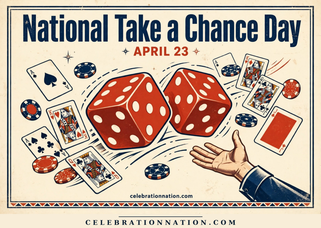 National Take a Chance Day poster