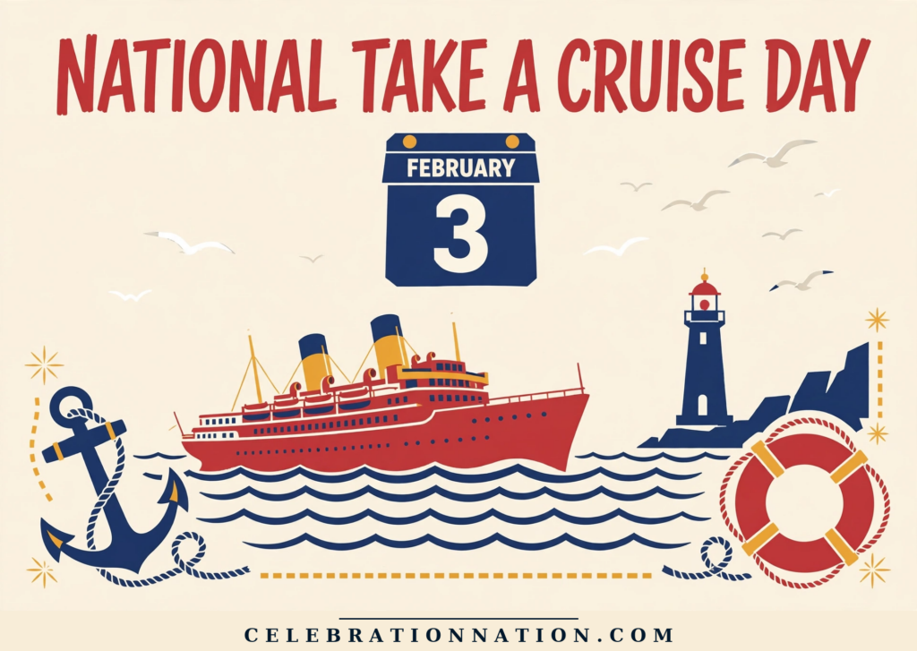 National Take a Cruise Day poster