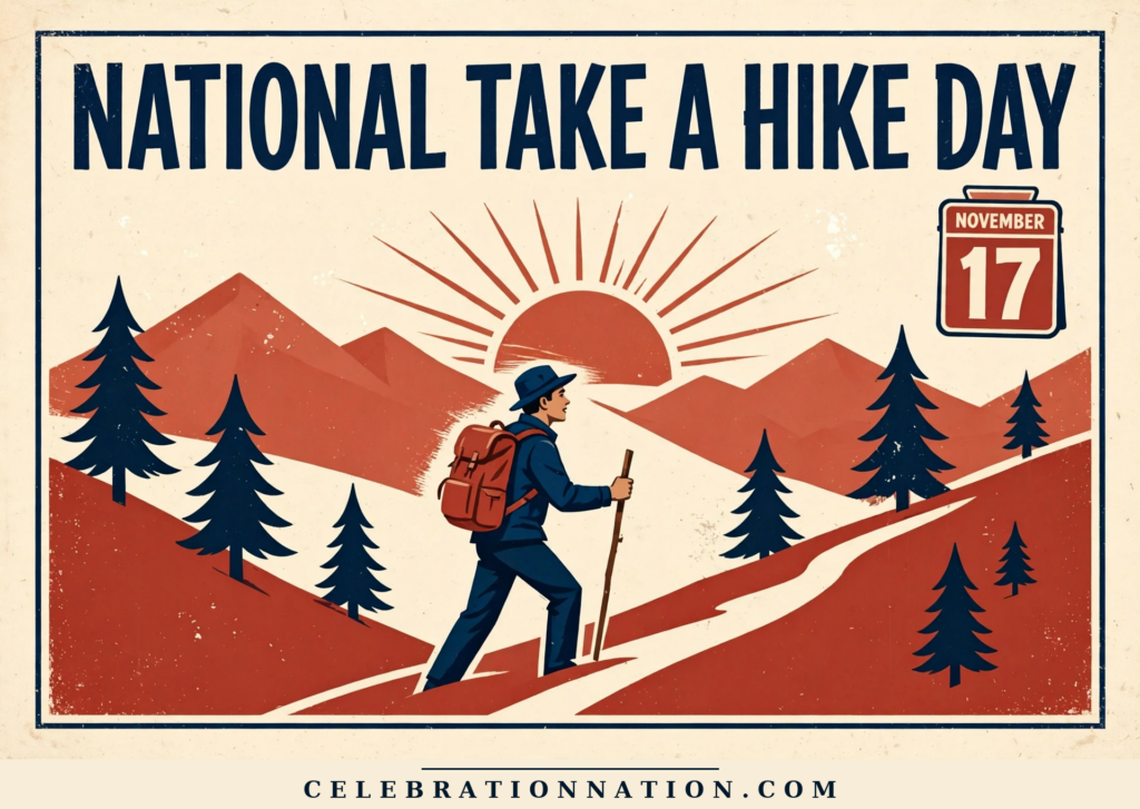 National Take a Hike Day poster