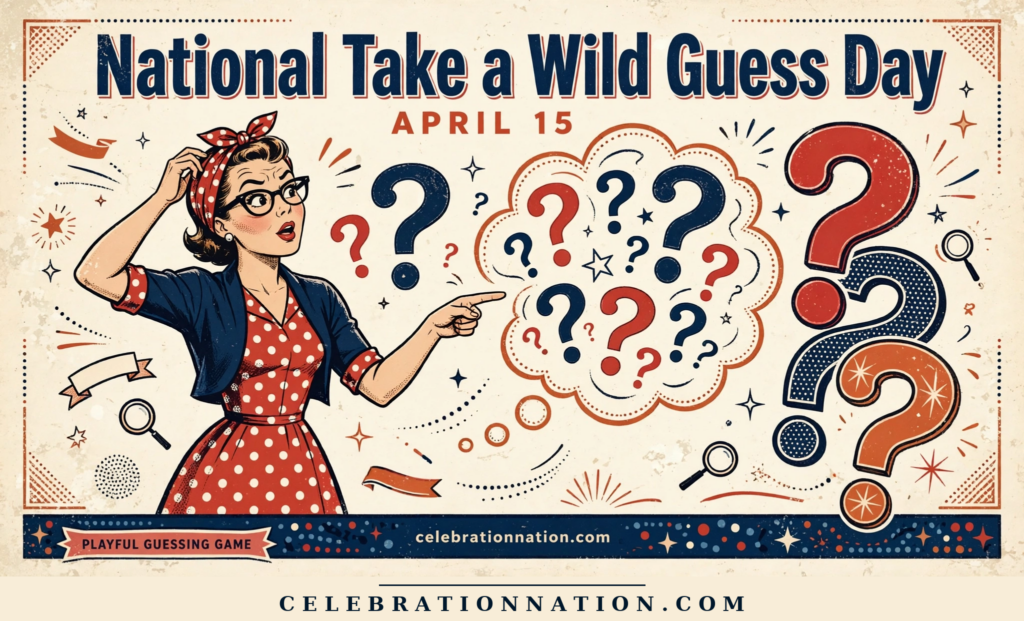 National Take a Wild Guess Day poster