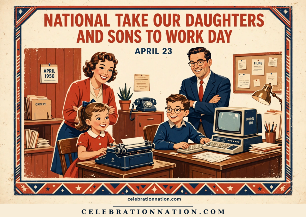 National Take Our Daughters and Sons to Work Day poster