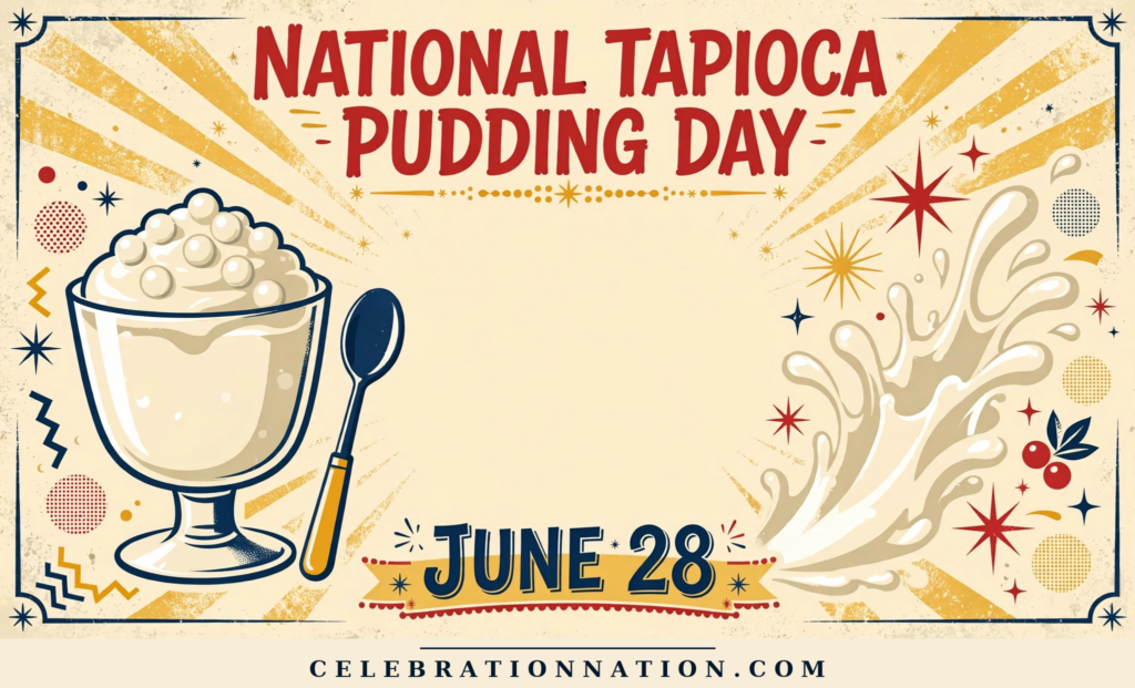 National Tapioca Pudding Day poster