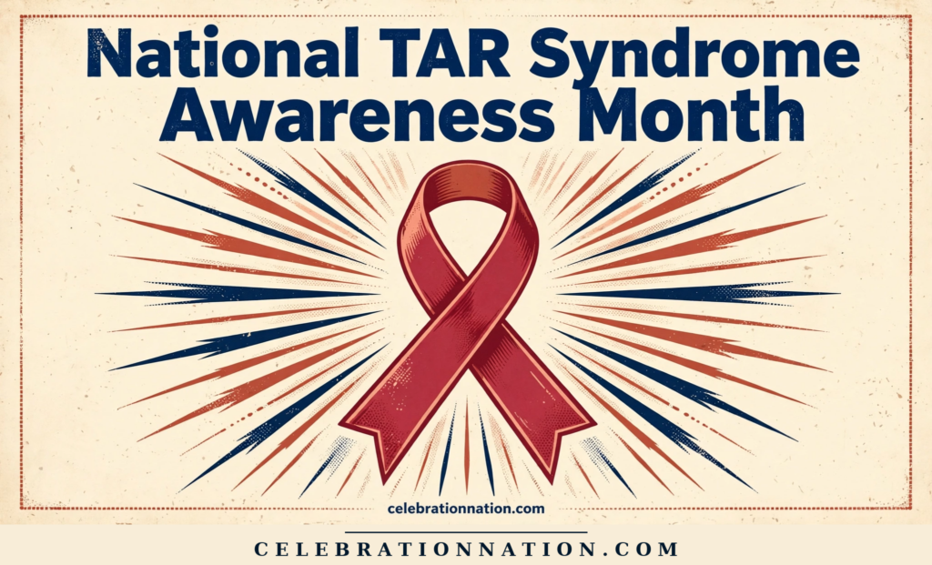 National TAR Syndrome Awareness Month poster