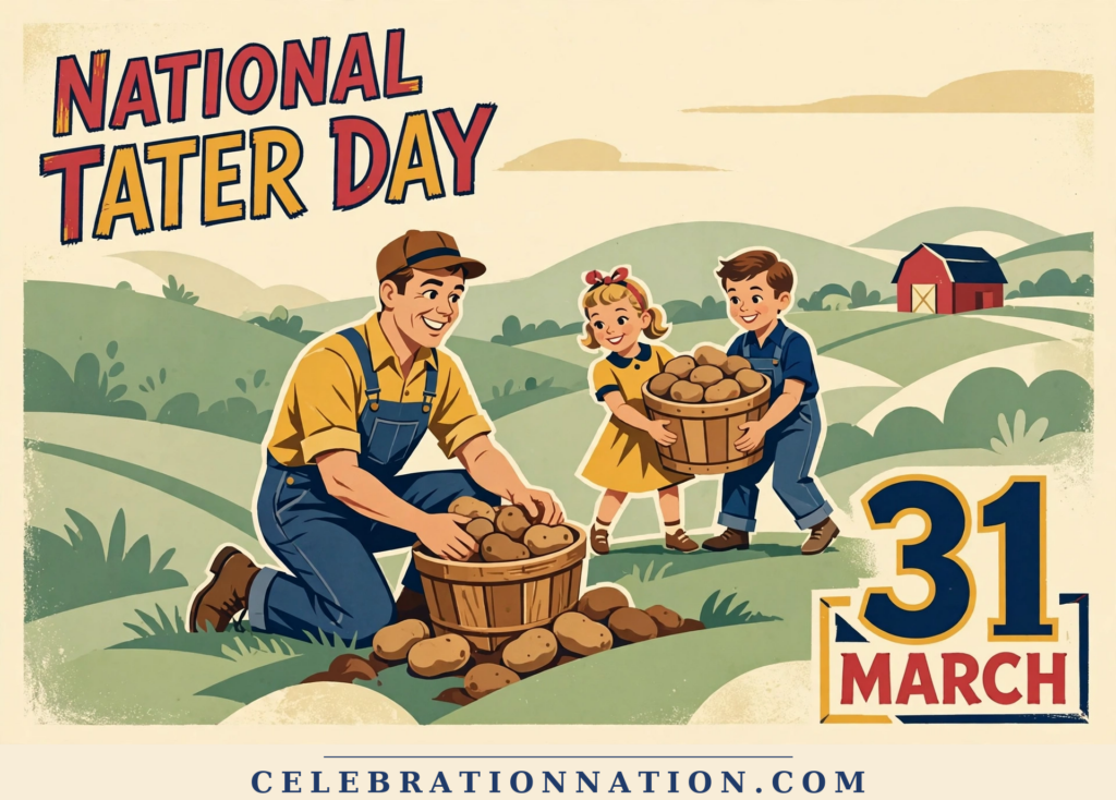 National Tater Day poster