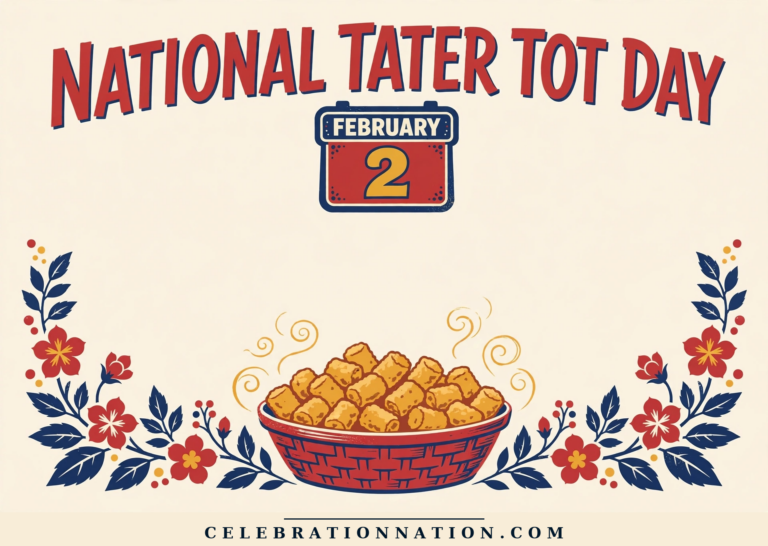 National Tater Tot Day poster