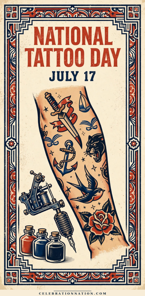 National Tattoo Day poster